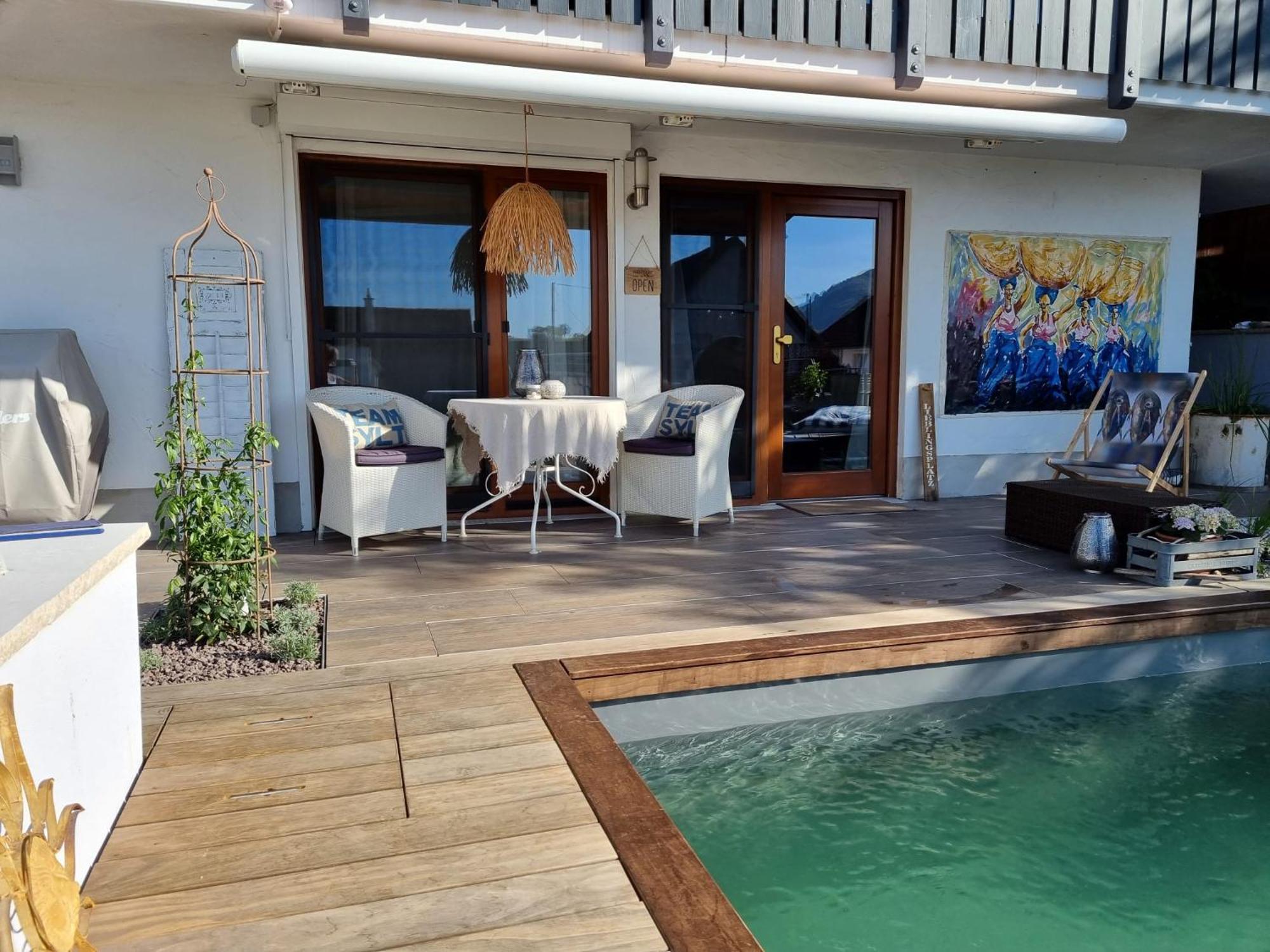 Studio 22, Terrasse,Pool,Sauna,Ofen Neuffen Exterior photo